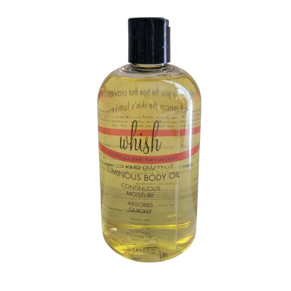 Whish Vanilla Spice Luminous Body Oil Jumbo Bottle 13 oz NEW & SEALED - Picture 1 of 5